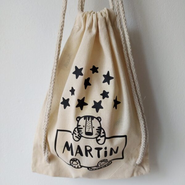 • Mochila Infantil Tigre y Estrellas •