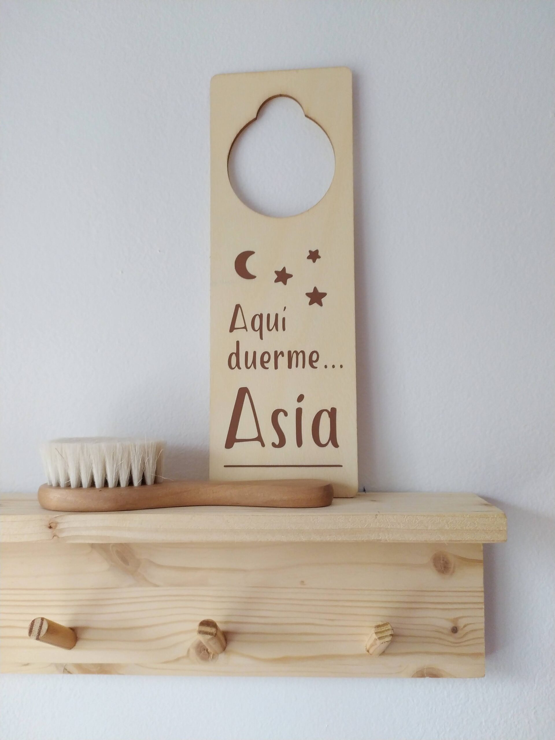 •Colgador Puerta Infantil con nombre • - Imagen 4
