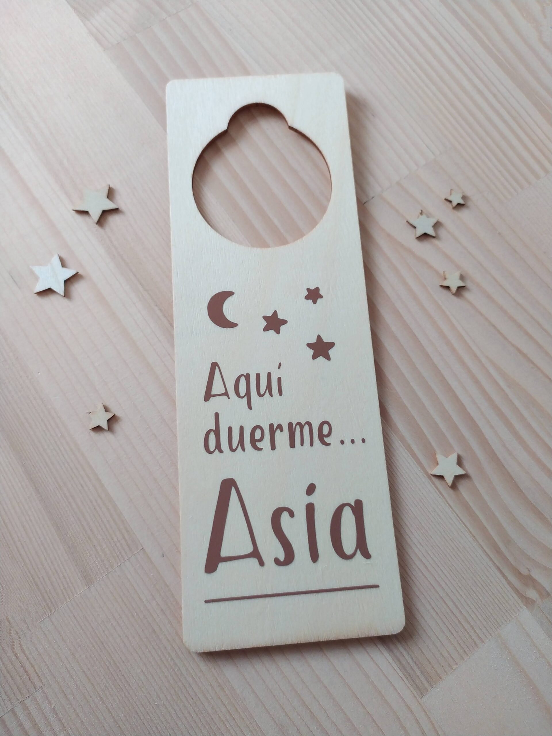 •Colgador Puerta Infantil con nombre •