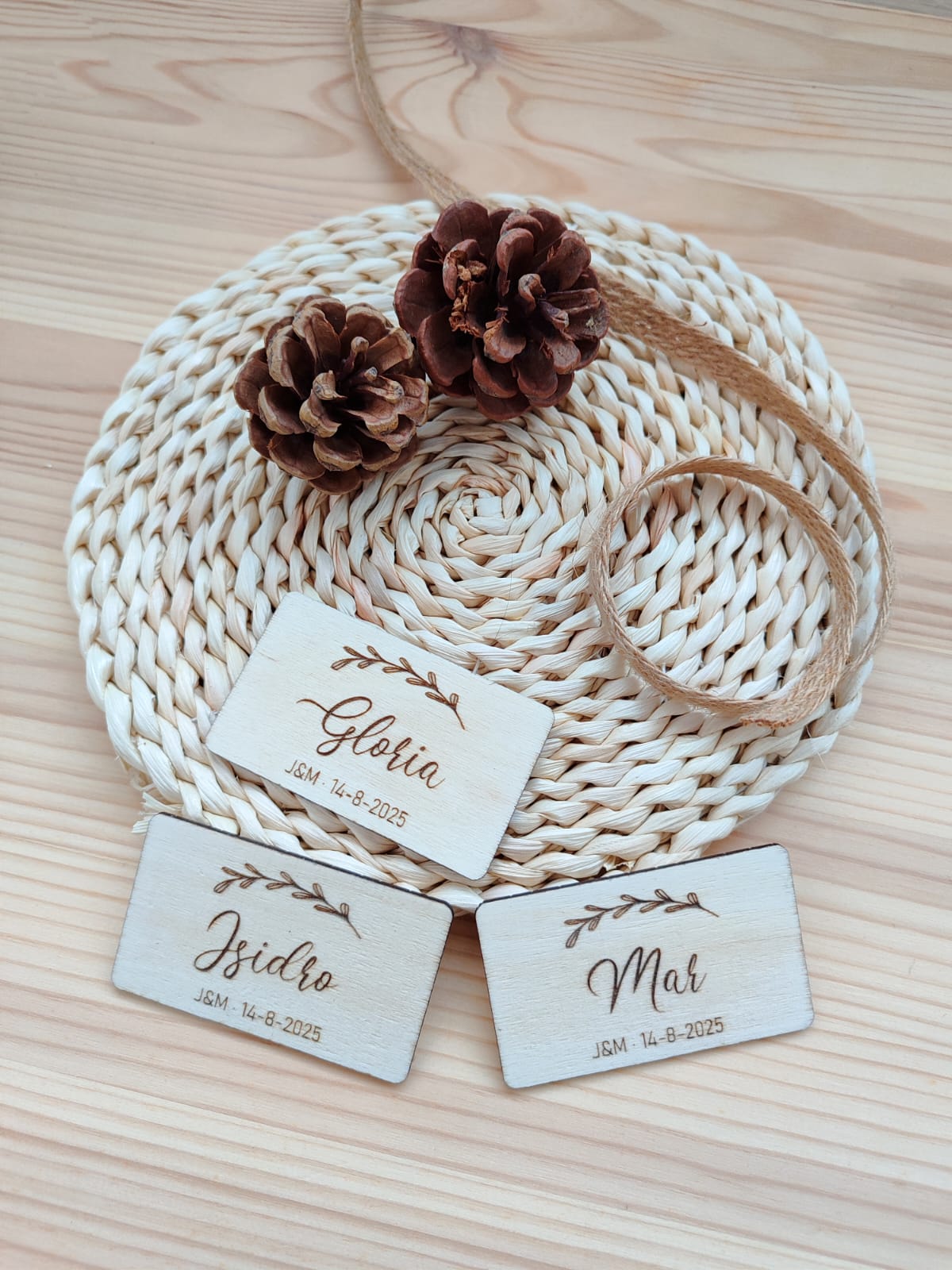 • Marca sitios Boda Imán Espiga •