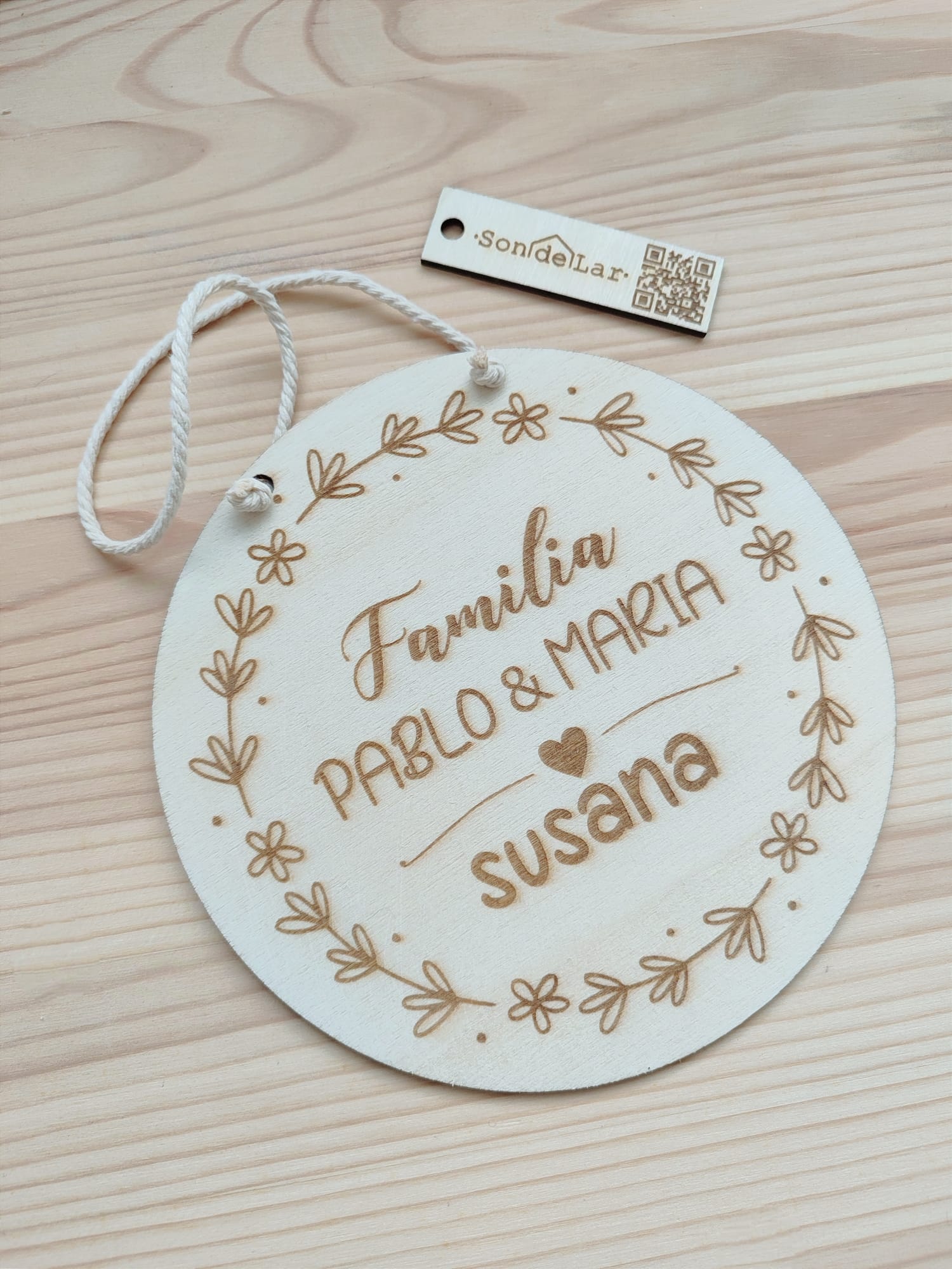 • Cartel Floral Familia Personalizado • - Imagen 4