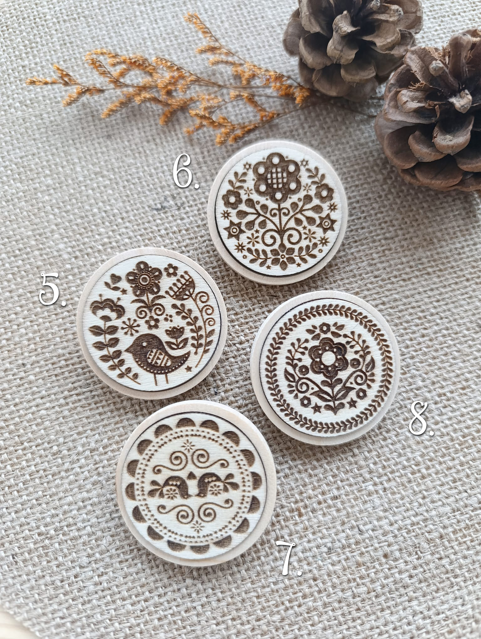 • Broches Mandala - Escandinavos • - Imagen 3