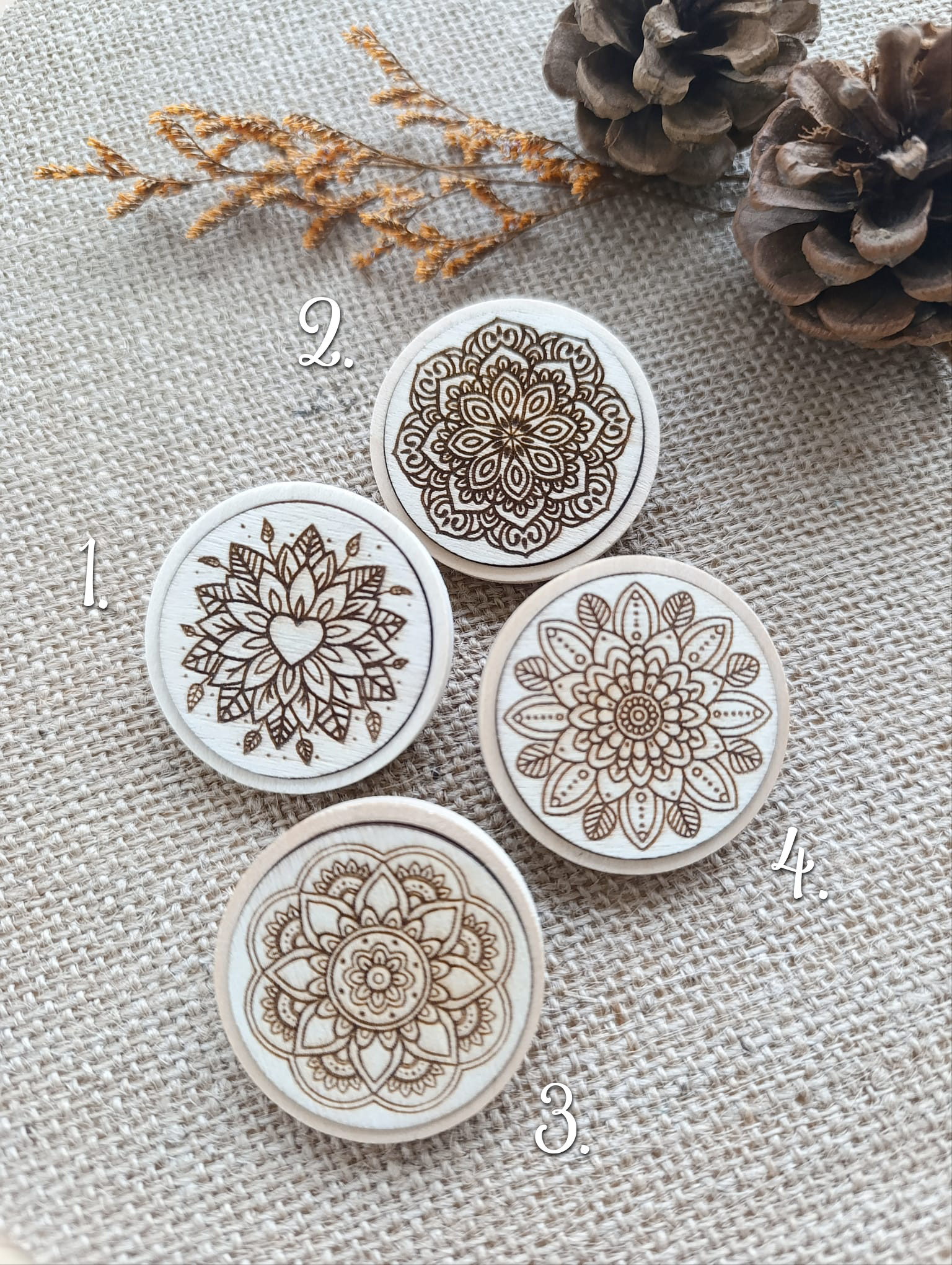 • Broches Mandala - Escandinavos • - Imagen 2
