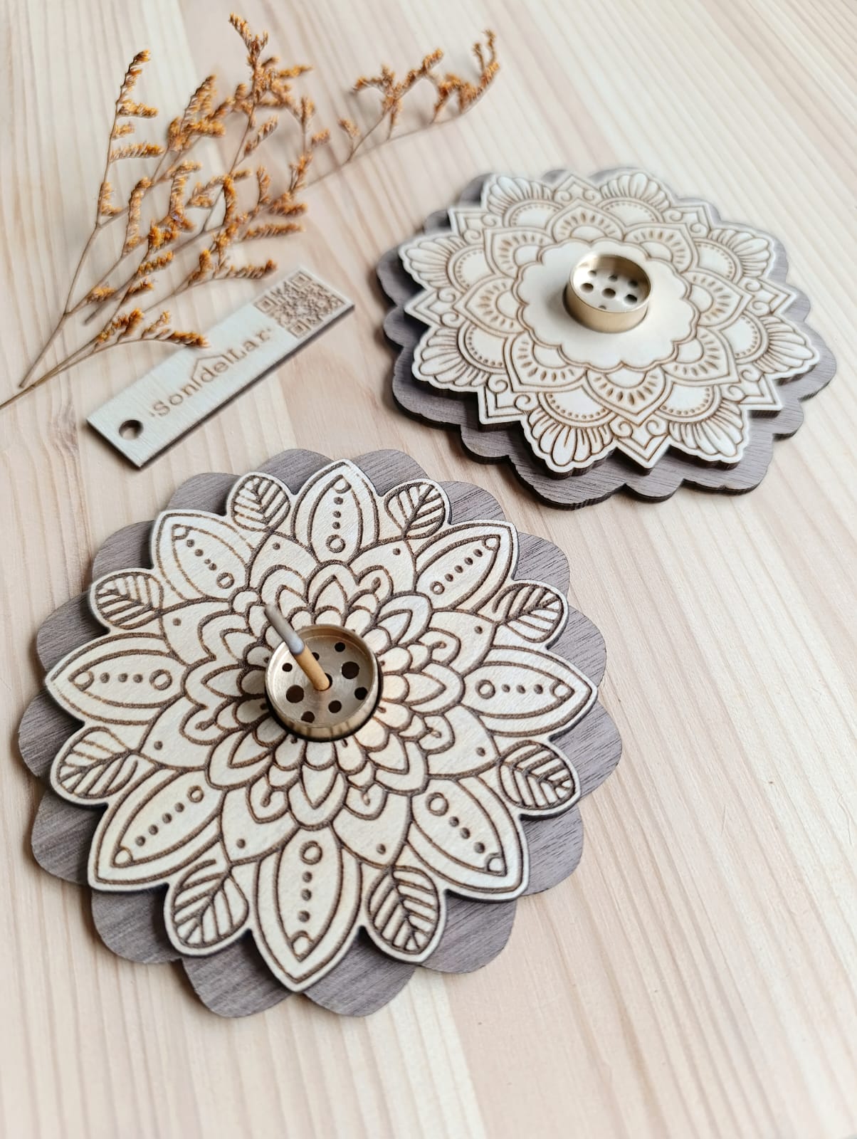 <strong>• Portainciensos madera y metal•</strong> - Imagen 4