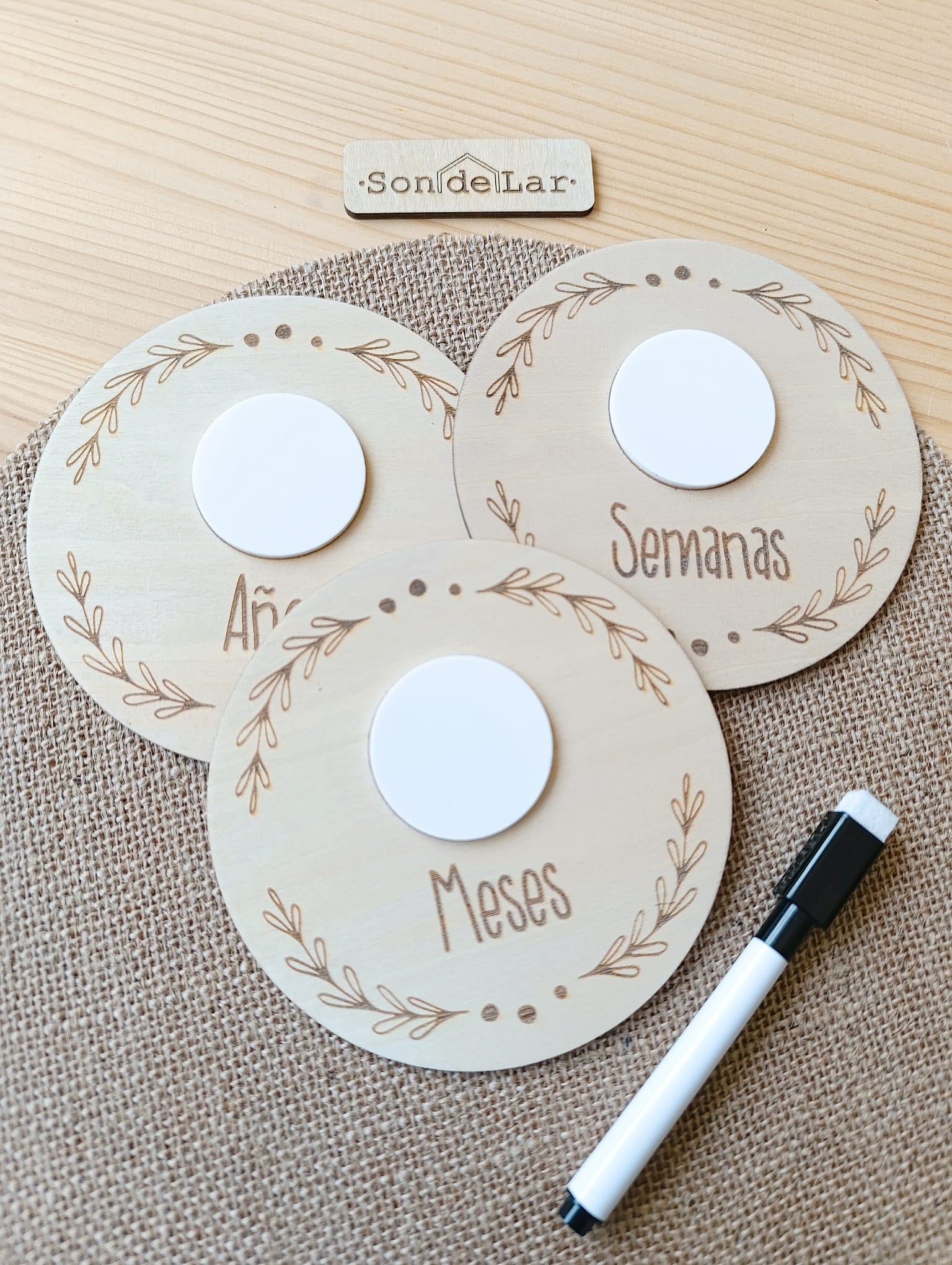 <strong>• Placas Cumplemeses Bebé •</strong> - Imagen 3