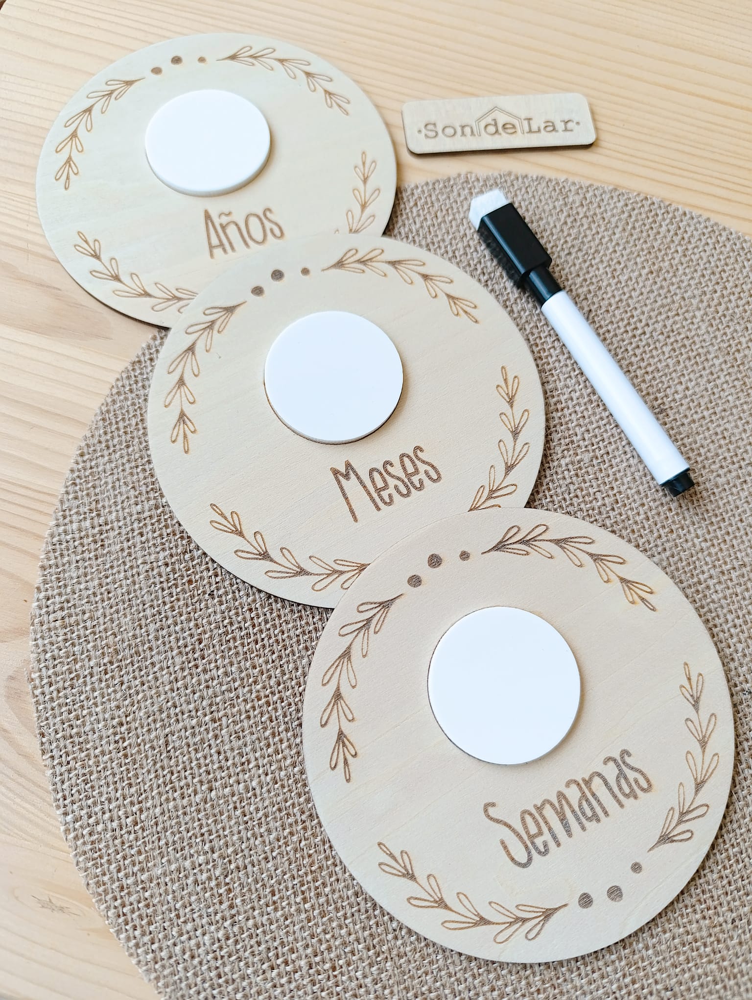 <strong>• Placas Cumplemeses Bebé •</strong> - Imagen 2