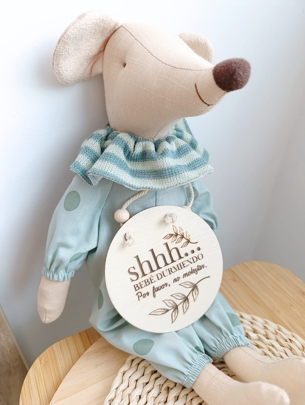 <strong>• Colgador de Puerta – "Bebé durmiendo" •</strong> - Imagen 2