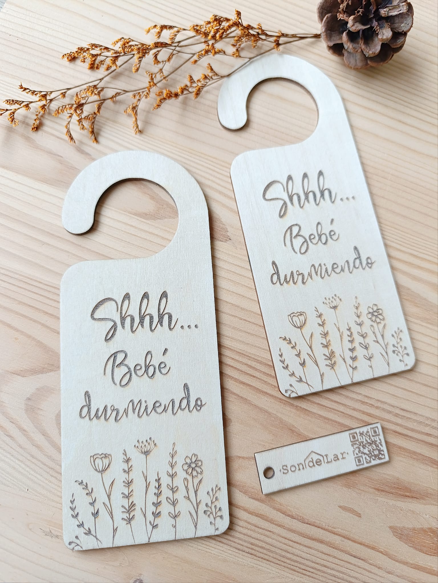 <strong>• Colgador “Shhh... Bebé durmiendo” •</strong> - Imagen 2