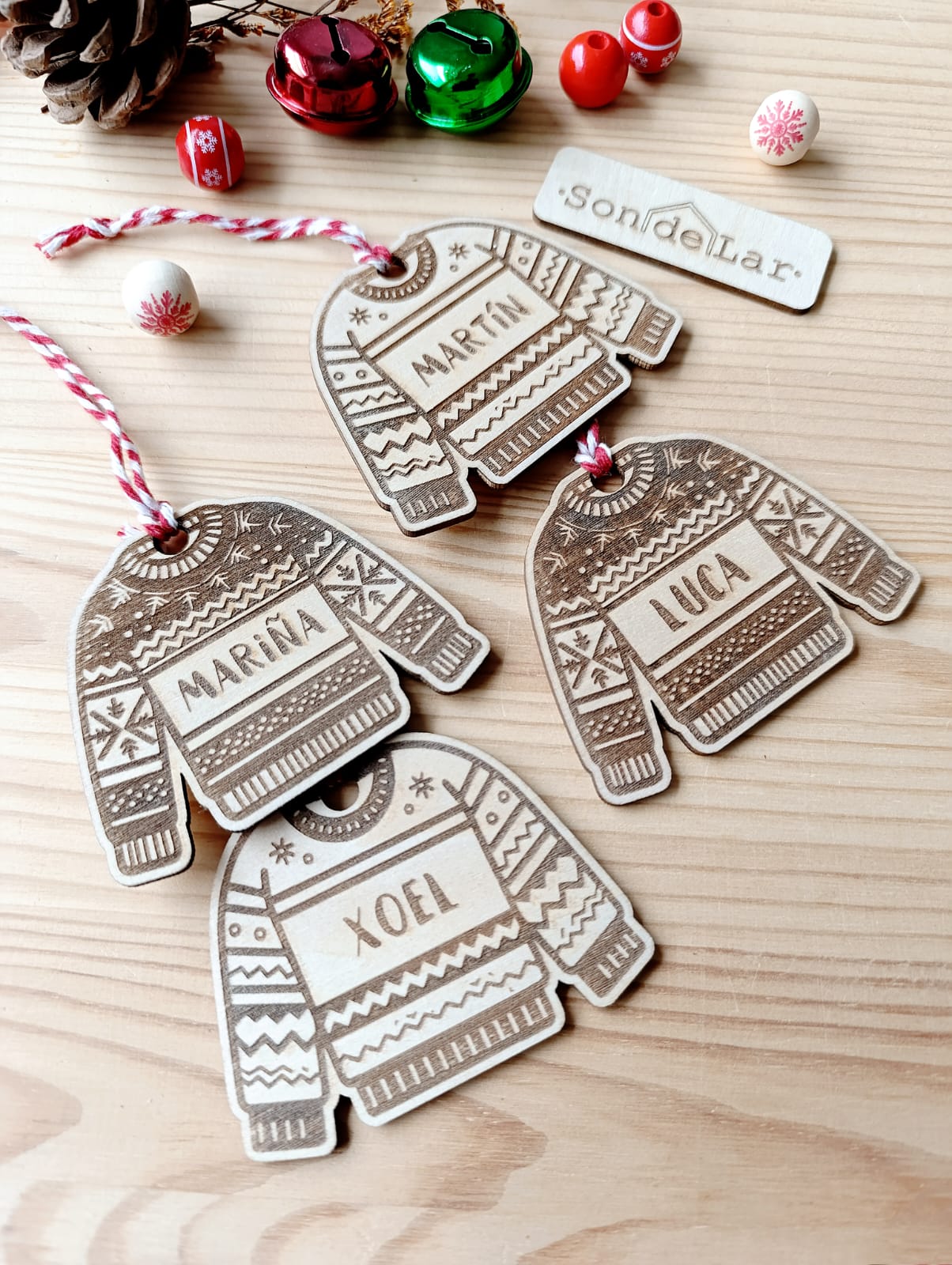 <strong>• Adorno “Jersey Navideño Personalizado” •</strong> - Imagen 2