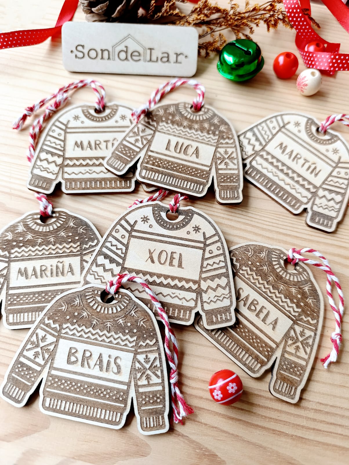 <strong>• Adorno “Jersey Navideño Personalizado” •</strong> - Imagen 3